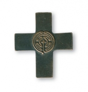 Schmuckkreuz mit Labyrinth
