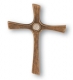 Bronzekreuz mit Bergkristall