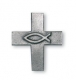 Schmuckkreuz mit Fisch