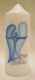 Engelkerze 165 x 60 mm, Engel blau 